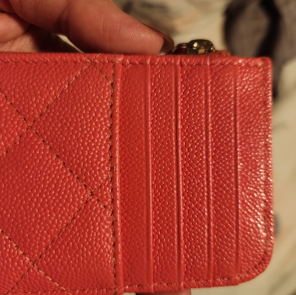 Chanel 23S Pink Zip Card Holder - Picture 7 of 9